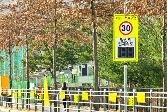 차량 속도 표시 장치 /사진=용인시