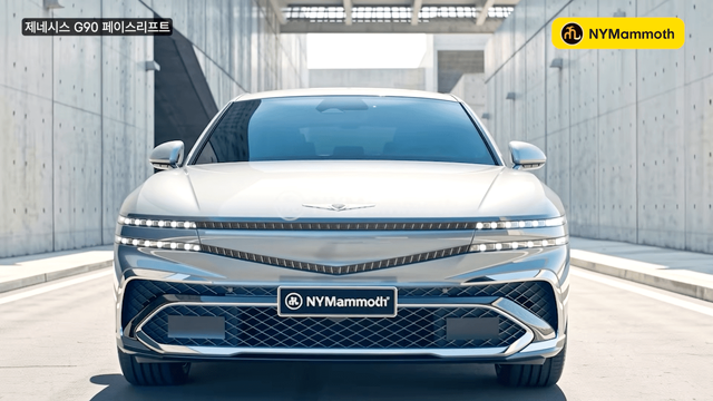제네시스 신형 G90 예상도 /사진=유튜브 '뉴욕맘모스'