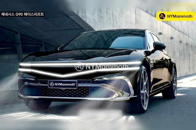 제네시스 신형 G90 예상도 /사진=유튜브 '뉴욕맘모스'