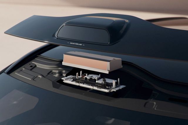 EX90에 장착된 라이다 센서 /사진=볼보