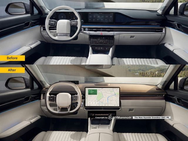 신형 그랜저 부분변경 예상도 /사진=뉴욕맘모스
