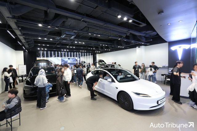 테슬라 하남 전시장 /사진=양봉수 기자
