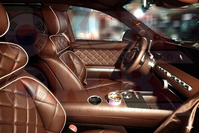 제네시스 GV90 실내 스파이샷 기반 AI 이미지 /사진=KoreanCarBlog