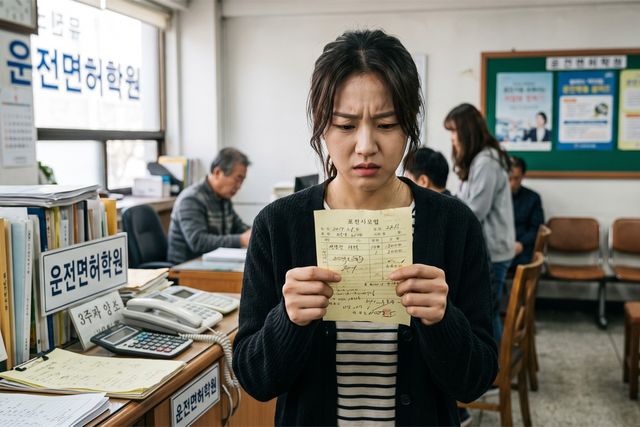 2026 청넌 운전면허 취득 지원금을 받기 위해서는 국세청 등록 정식 영수증이 필수다. /사진=AI생성