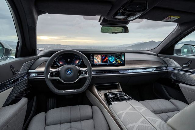 참고사진, 7시리즈 일반 모델의 실내 /사진=BMW&nbsp;