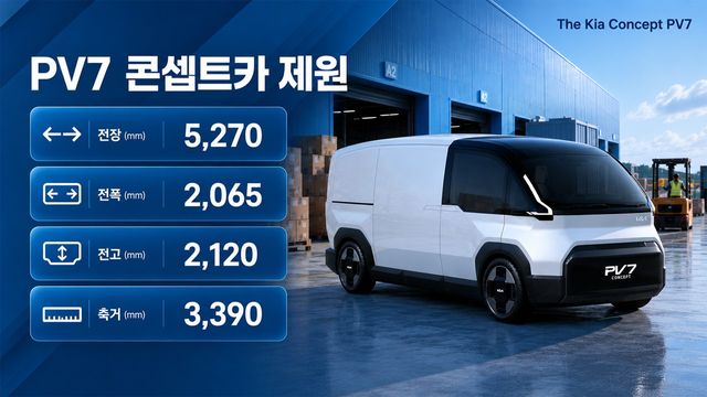 PV7 콘셉트 제원 /제작=오토트리뷴