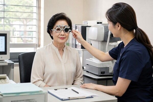 적성검사를 받는 고령 운전자. 기사 이해를 돕기 위한 생성형 이미지 /제작=오토트리뷴