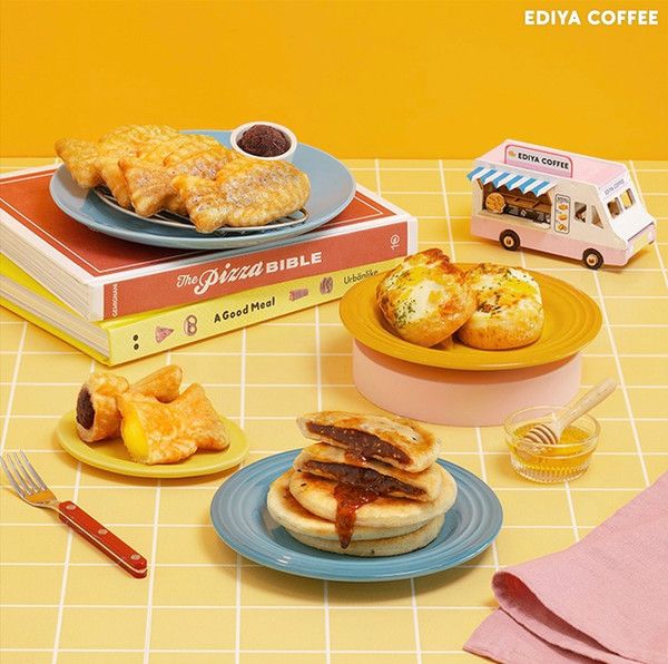 길거리 간식 4종 &nbsp;(사진=이디야커피)