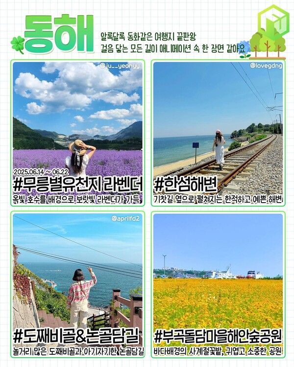 2025 6월 국내여행지 추천 / ⓒ여행톡톡