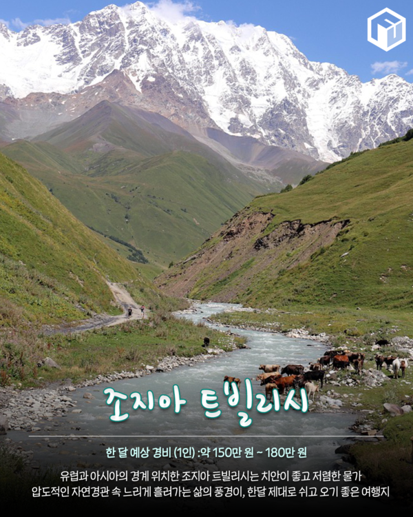 ⓒ여행톡톡 / 한달살이 해외여행지 추천