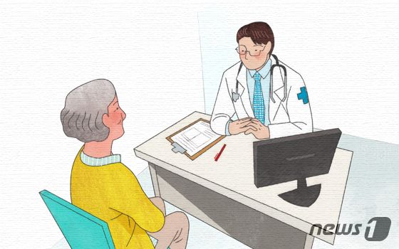 의사를 만나 진료를 받는 환자. 기사 이해를 돕기 위한 이미지 / 뉴스1