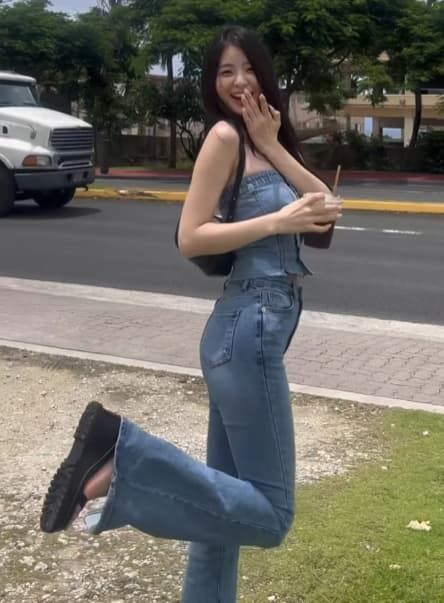 '하트시그널 4' 출연자 김지민이 자신의 인스타그램에 괌 여행 중인 근황을 공개했다. / 출처 - 김지민 인스타그램 영상 중 캡쳐