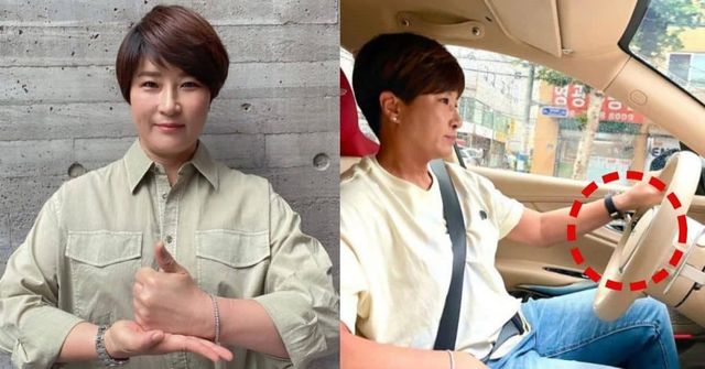 박세리 '에스턴마틴' 차량 내부 / 박세리 인스타그램