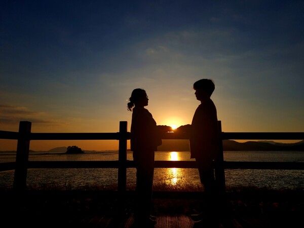 여행지에서의 이정민 님 커플. /이정민