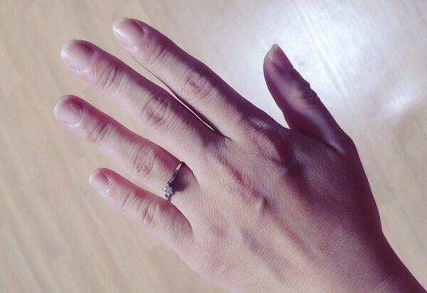 김경진님 다이아몬드 반지. /김경진