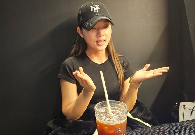 인터뷰 중인 청년 부부 김은아 씨. /최인범