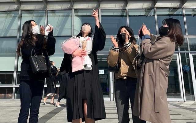 비대면 수업 당시 텅 빈 장안대학교 학생식당 /이장호