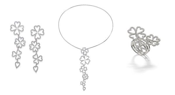 클로버 귀걸이, 목걸이, 반지 / 김종목주얼리