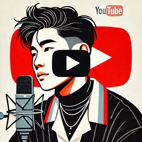 인공지능이 생성한 유튜버 이미지. /DALL·E