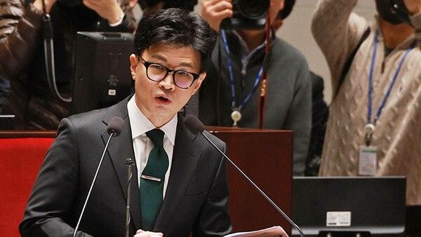 지난해 말 법무부 장관이었던 한동훈 국민의힘 비상대책위원은 정책 의원총회에서 &nbsp;'출입국·이민관리청(이민청) 신설' 계획을 발표했다. /연합뉴스