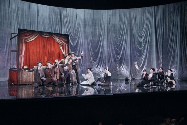 &nbsp; 중간중간 웃음이 터진 극중극 '피라무스와 티스베'&nbsp; 사진:국립오페라단 제공