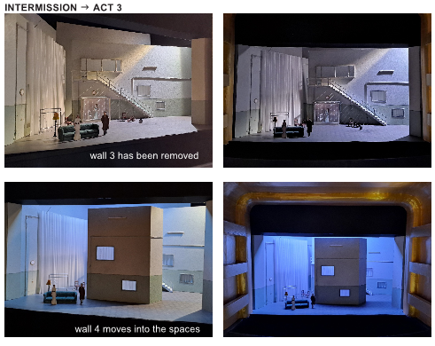 환각과 현실을 오가는 3막 무대디자인&nbsp; 사진: 국립오페라단 제공