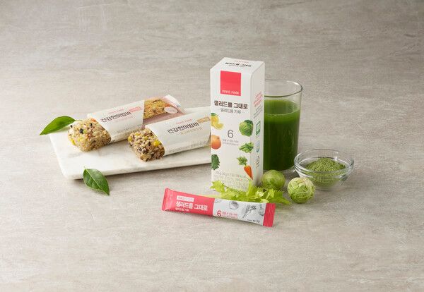 쥬비스 다이어트가 개발한 샐러드 건강기능식품