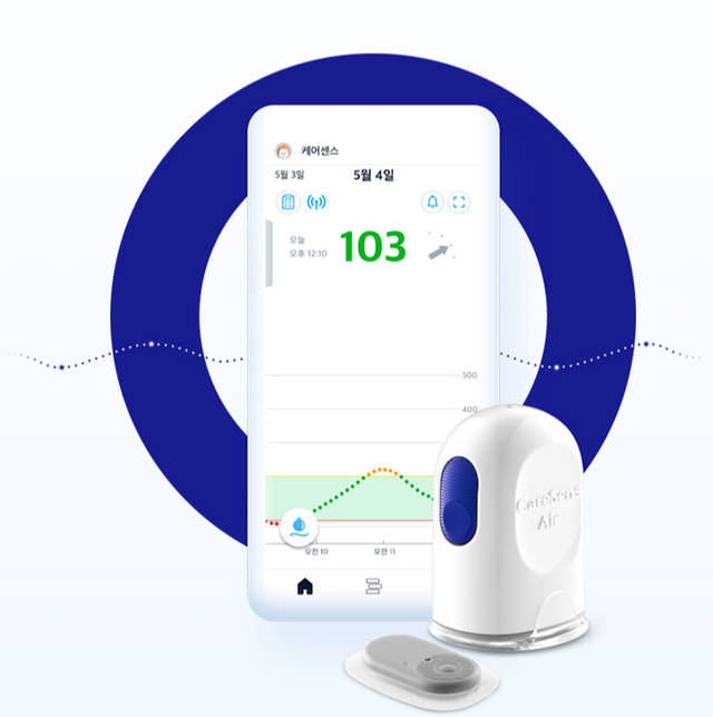 아이센스의 연속 혈당측정기 케어센스 /아이센스