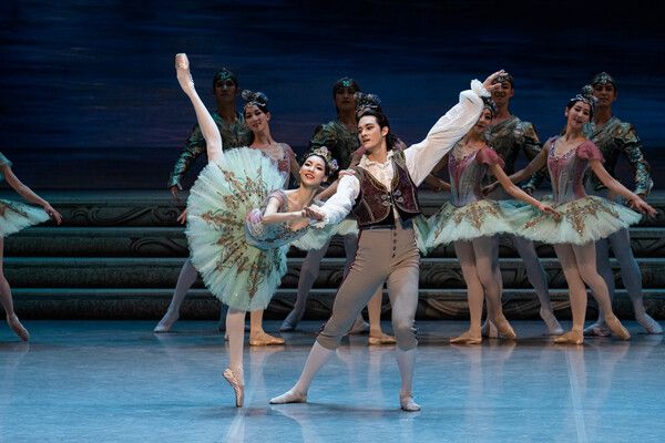 젊은 돈키호테와 둘시네아의 사랑을 보여준 ‘돈키호테’&nbsp; 사진:국립발레단 제공