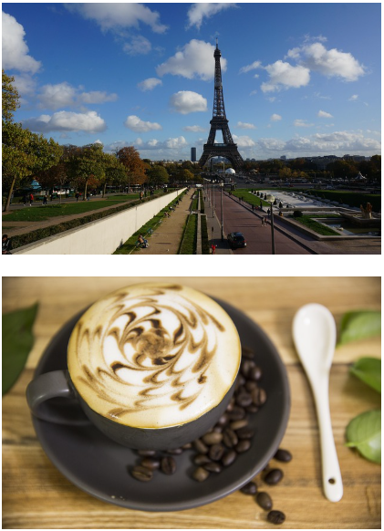 파리의 에펠탑과 커피 /픽사베이