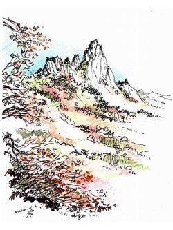 도봉산의 가을 /그림=손웅익