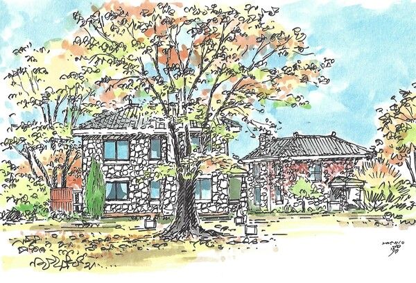 이회영 기념관의 가을 /그림=손웅익