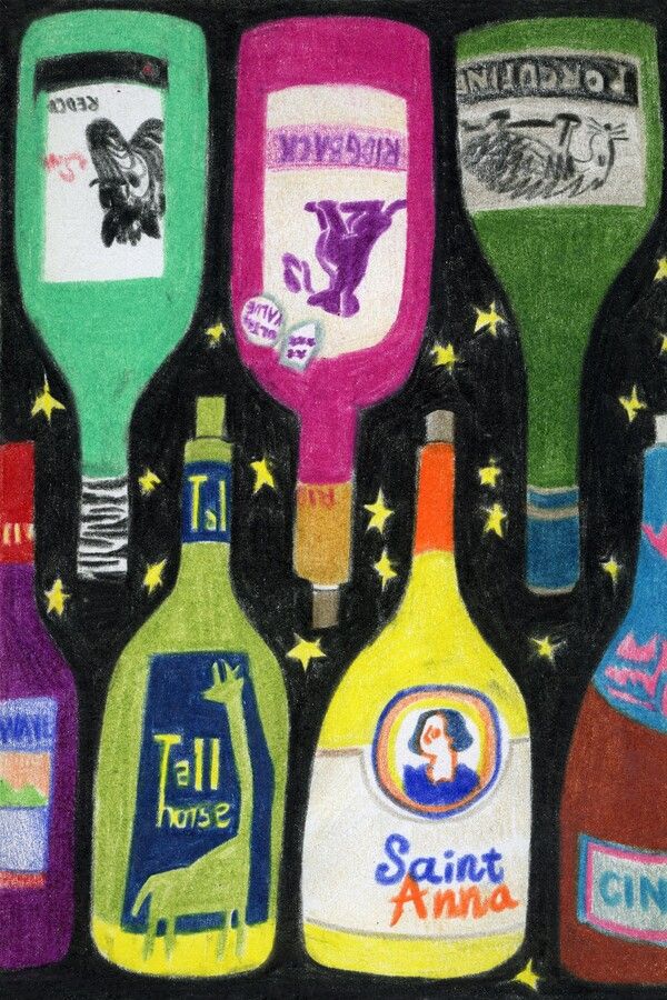 해 떨어져 추운 사막에서 유일하게 즐거운 일은 바로 '오늘 와인은 무슨 맛일까?'였다. /일러스트 윤마디&nbsp;madimadi-e@naver.com