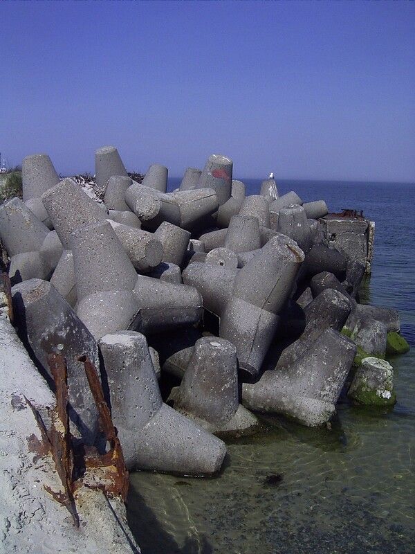 그림2. 테트라포드. /최산