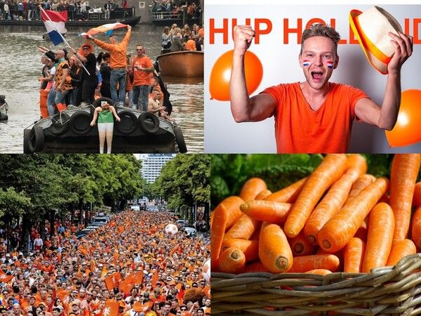 네덜란드를 대표하는 주황색으로 당근이 대중화되었다. /픽사베이