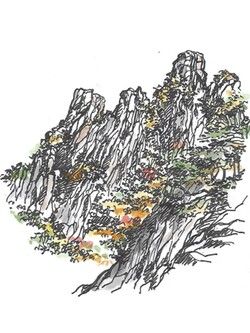 도봉산 자운봉의 가을 /그림=손웅익