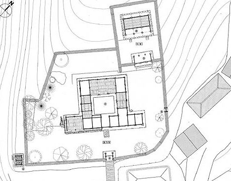 경주 양동마을 관가정 배치 및 평면도, 단아한 한옥인 관가정에서 나의 단독주택 설계 작업의 바탕을 삼게 되었다. /김정관