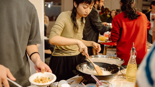 untitled 1990 (pad thai). Rirkrit Tiravanija MoMA PS1