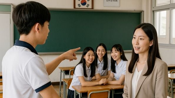 “선생님, 쟤네들이 저를 무시했어요!”&nbsp;시무룩한 목소리로 남학생이 말합니다. 그럴 때 선생님은 어떻게 대화를 나누어야 할까요? 글의 이해를 돕기 위한 AI 이미지임 /copilot