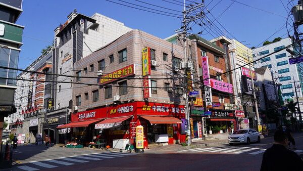 서울 영등포구 대림동은 서울 최대 중국계 이주민 밀집 지역이다. 사진은 수원시 고등동 일대 전경.&nbsp; /허아은 기자