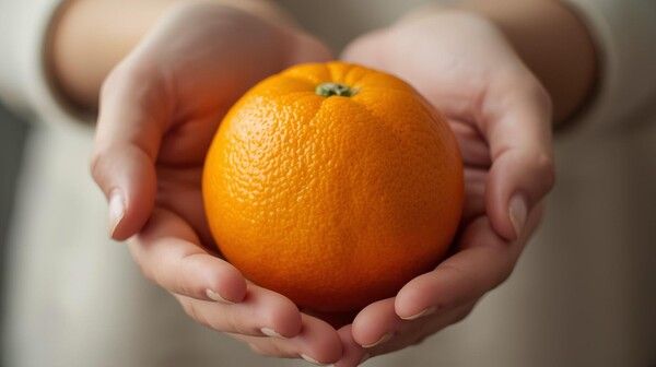 누군가에게 건네는 귤 한 알의 온기 /Canva AI 생성