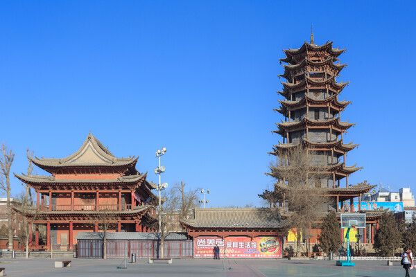 장액시의 목탑사 전경 /출처=위키피디아 커먼스