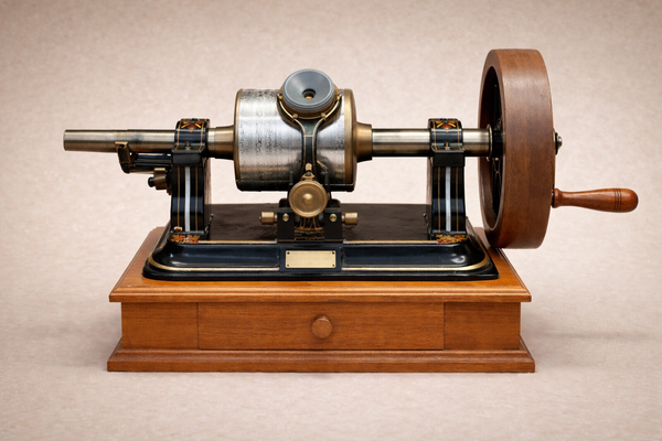 토머스 에디슨이 발명한 세계 최초의 녹음기 Tinfoil /사진=김성만&nbsp;