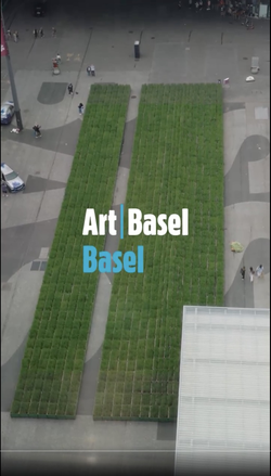 Honoring of Wheat field-confrontation 2024 /at Art Basel