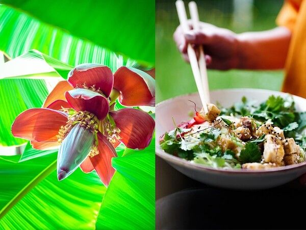 태국에서 귀한 재료가 아닌 일상의 식재료로 널리 활용되는 바나나꽃 샐러드. /출처=픽사베이