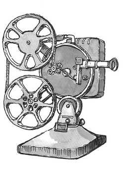 필름 영사기 /그림=손웅익
