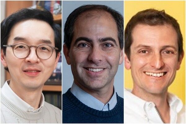 왼쪽부터 김호진 국립암센터 신경과 교수, 매사추세츠 종합병원 마이클 리비(Michael Levy) 교수, 하버드대 브리검여성병원 프란시스코 퀸타나(Francisco J. Quintana) 교수 /국립암센터