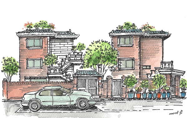 화분이 있는 집 /그림=손웅익