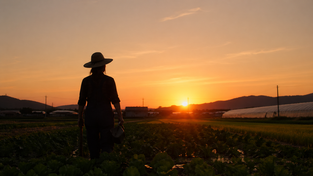국내 여성농업인 87.8%가 농업을 주된 경제활동으로 삼는 전업농임에도 불구하고 절반 이상이 소농 규모에 머물러 있는 것으로 나타났다. 특히 60대 이상 고령층이 78.9%에 달하며 연 소득 500만원 미만이 35.9%를 차지하는 등 저소득 구조가 고착화됐다. 이에 전문가들은 복지 차원을 넘어선 산업 정책적 판로 지원이 시급하다고 제언한다. /챗GPT 제작 이미지