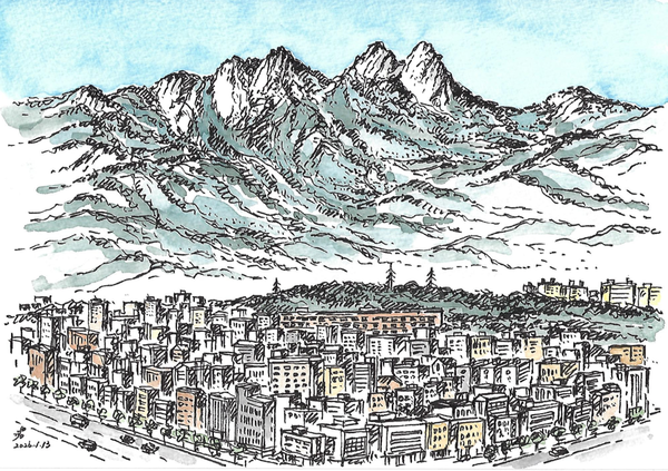 언젠가 다 아파트로 변해버릴 마을 /그림=손웅익